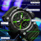 SANDA Men Electronic Watch Outdoor Sports Luminous Watch