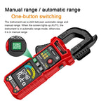 HABOTEST HT205D Clamp Intelligent Anti-Burning Multi-Function High Precision Digital Multimeter, HT205D
