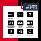 HABOTEST HT93 Phase Sequence Detection Intelligent Anti-Burn-In Fully Automatic Multimeter, HT93