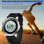 SANDA Student Sports Watch Calorie Counting Electronic Watch Sleep Monitoring Smart Watch