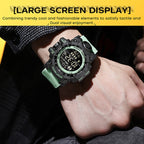 SANDA Outdoor Sports Watch Simple Multifunction Electronic Watch