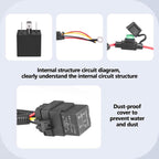 Vehicle Fuel Pump Relay Wiring Harness Kit, For Jeep / Dodge / Chrysler