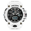 SANDA Teenagers Sports Electronic Watch Men Personalised Wristwatch