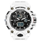 SANDA Teenagers Sports Electronic Watch Men Personalised Wristwatch