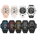 SANDA Couple Electronic Watch Women Personalised Luminous Wristwatch
