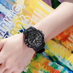 SANDA Couple Electronic Watch Women Personalised Luminous Wristwatch