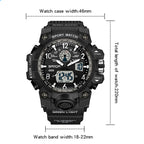 SANDA Couple Electronic Watch Women Personalised Luminous Wristwatch