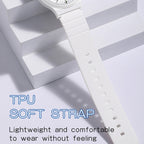 SANDA Medium Double Calendar Electronic Quartz Watch Outdoor Leisure Men Women Students Wristwatch