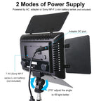 WS-300II Video Fill Light Dual Color Temperature LED Beauty Shooting Light, Single Lamp+US Plug Adapter, Single Lamp+EU Plug Adapter