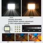 WS-300II Video Fill Light Dual Color Temperature LED Beauty Shooting Light, Single Lamp+US Plug Adapter, Single Lamp+EU Plug Adapter