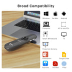 ASiNG A81 PPT Page Turning Clicker With Timing Function & 32G 3-in-1 USB Receiver, Red Light, Green Light