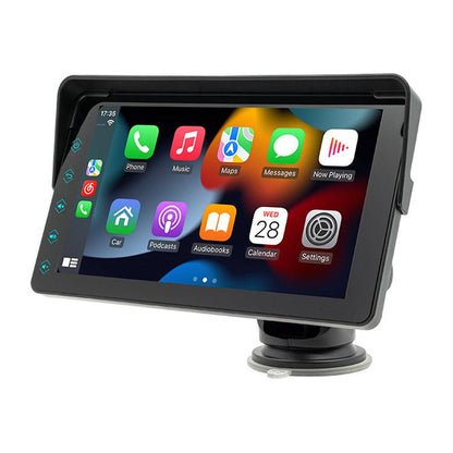 7 Inch Bluetooth 5.0 Portable CarPlay Monitor, Display, Display + Camera