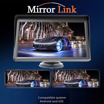 7 Inch Bluetooth 5.0 Portable CarPlay Monitor, Display, Display + Camera