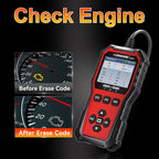 KONNWEI OBDII EOBD CAN Engine Code Reader Car Diagnostic Tool 9 Languages, KW340