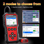KONNWEI OBDII EOBD CAN Engine Code Reader Car Diagnostic Tool 9 Languages, KW340