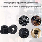 2pcs Metal 3/8 Female To 5/8-27 Male Adapter Screws Microphone Stands Conversion Photo Accessories