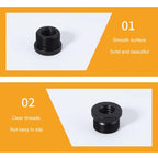 2pcs Metal 3/8 Female To 5/8-27 Male Adapter Screws Microphone Stands Conversion Photo Accessories