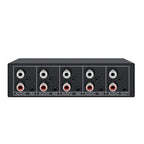 4 In 1 Out  3.5mm + RCA Audio Switcher 4 Channels Audio Converter, AUX -401
