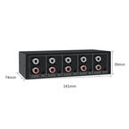 4 In 1 Out  3.5mm + RCA Audio Switcher 4 Channels Audio Converter, AUX -401