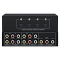 VSW41 AV 4-input 1-output RCA Lotus Interface Audio and Video Switcher, VSW41