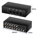VSW41 AV 4-input 1-output RCA Lotus Interface Audio and Video Switcher, VSW41