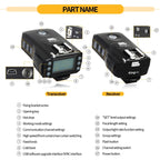 Pixel King Pro Camera Wireless Radio Flash TTL Transmitter and Receiver, For Nikon, For Sony