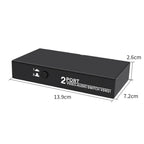VSW21 AV 2 In 1 Out Audio Switcher RCA Audio Selector Box, VSW21