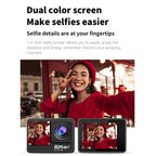 5K/30FPS WIFI HD Anti-Shake Remote Touch Dual-Screen IP68 Waterproof Sports Camera, Microphone Version
