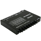 EQ-819 Car Audio Equalizer EQ Tuning Crossover Amplifier Supports Dual Microphone Input Reverberation Adjustment, EQ-819