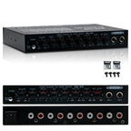 EQ-819 Car Audio Equalizer EQ Tuning Crossover Amplifier Supports Dual Microphone Input Reverberation Adjustment, EQ-819