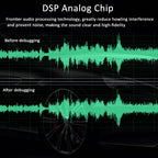 EQ-819 Car Audio Equalizer EQ Tuning Crossover Amplifier Supports Dual Microphone Input Reverberation Adjustment, EQ-819
