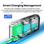 For DJI Osmo 360/Action 5 Pro aMagisn Battery Charger Fast Charging Box Storage Compartment, AA19