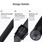 aMagisn 3m Carbon Fiber Invisible Selfie Stick Extension Rod for DJI, Insta360, GoPro and Other Action Cameras