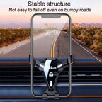 Car Snap-On Air Vent Gravity Cell Phone Navigation Mirror Holder