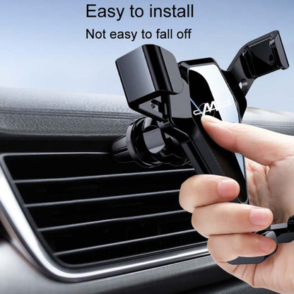 Car Snap-On Air Vent Gravity Cell Phone Navigation Mirror Holder
