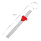 Car Triangle Night Reflective Static Eliminator Metal Grounding Strip