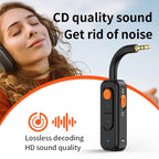2-in-1 Receiver Bluetooth Transmitter with Call Aux Car Bluetooth Adapter, 2-in-1