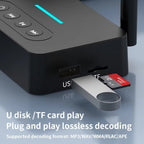 D9 2-in-1 Old-fashioned Audio Car Bluetooth Receiver Transmitter NFC Music Bluetooth Adapter, D9 2-in-1