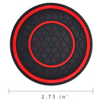 2pcs / Set Universal Car Center Control Anti-Slip Dustproof Coasters