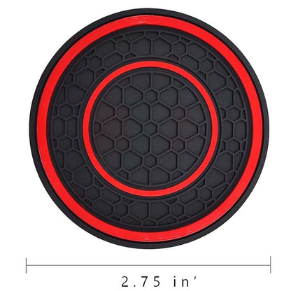 2pcs / Set Universal Car Center Control Anti-Slip Dustproof Coasters