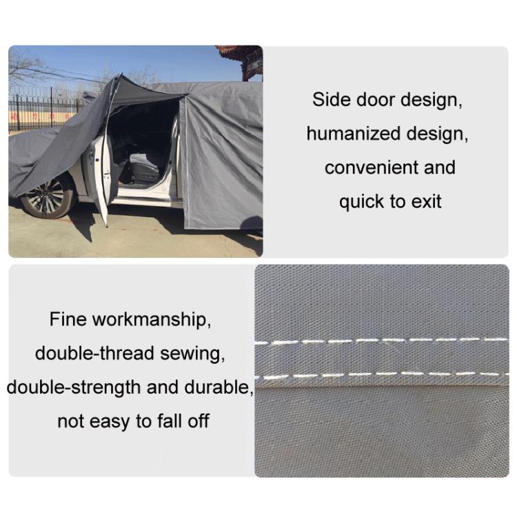 SUV Car EVA Plus Velvet Thickened Heat Insulation Sunshade With Shark Fin, M- 4.45x1. 75x1.58, M 4. 65x1. 85x1.6, L 4.85x1.95x1.63, XL 5.11x1.95x1.75
