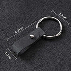 2pcs Simple Universal Car Keychain Metal Spring Ring DIY Pendant Decorations