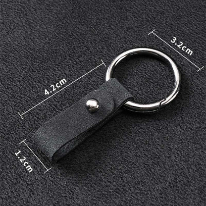 2pcs Simple Universal Car Keychain Metal Spring Ring DIY Pendant Decorations