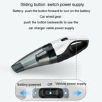 Car Handheld Portable Vacuum Cleaner With Strong Suction, Wired Version, Wired + Charging 7.4V, Wired + Charging 11.1V