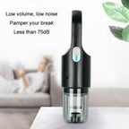 Wireless Car-mounted High-power Suction Handheld Vacuum Cleaner, White 7.4V, White Two-speed Adjustment 11.1V, Black 7.4V, Black Two-speed Adjustment 11.1V