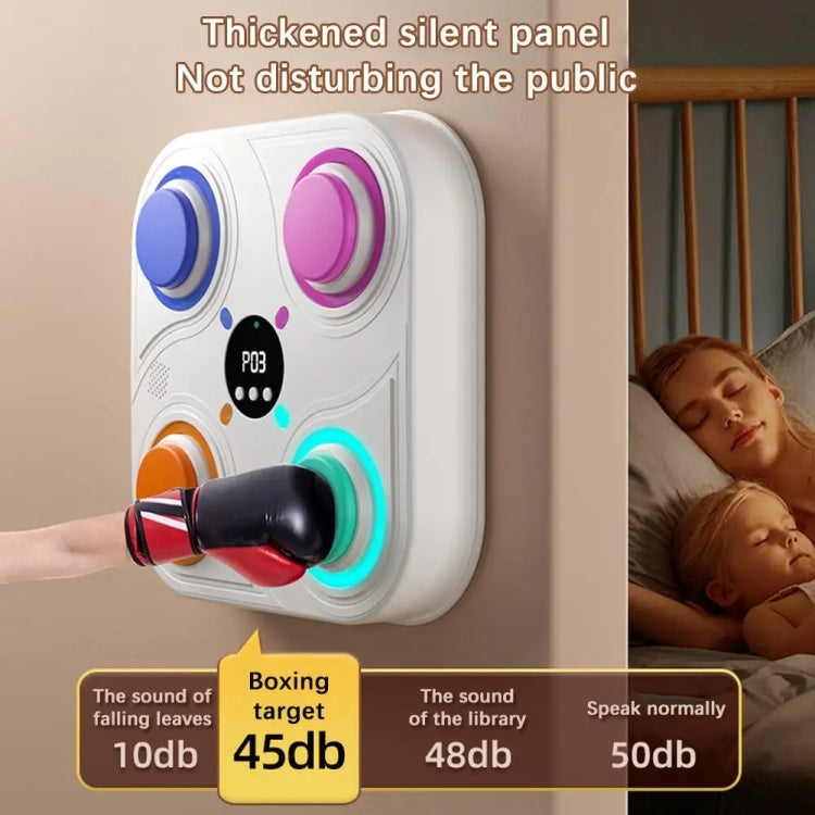 Smart Bluetooth Music Digital Display Children Boxing Target Household Decompression Toy