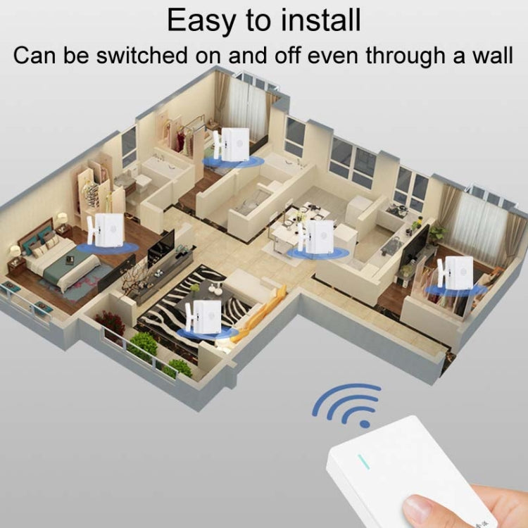 HanPai Intelligent Remote Control Home Use No Wiring Lazy Lights Off Tool, Ordinary