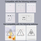 HanPai Heightened Intelligent Remote Control Home Use No Wiring Lazy Lights Off Tool, Heightened