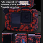 For GOPro HERO13 Black Camera Stickers Body Protective Film, 01 Watercolor, 08 Circuit White, 09 Circuit Black, 10 Circuit Dark Gold, 11 Circuit Red, 12 Circuit Blue, 13 Snake Scale Black, 14 Snake Scale White, 15 Snake Scale Gold, 16 Snake Scale Green...