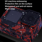 For GOPro HERO13 Black Camera Stickers Body Protective Film, 01 Watercolor, 08 Circuit White, 09 Circuit Black, 10 Circuit Dark Gold, 11 Circuit Red, 12 Circuit Blue, 13 Snake Scale Black, 14 Snake Scale White, 15 Snake Scale Gold, 16 Snake Scale Green...